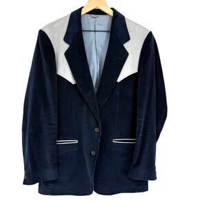 Vintage Dallas by Paragon Western Blazer Jacket 70s 80s Contrast Yoke Retro M